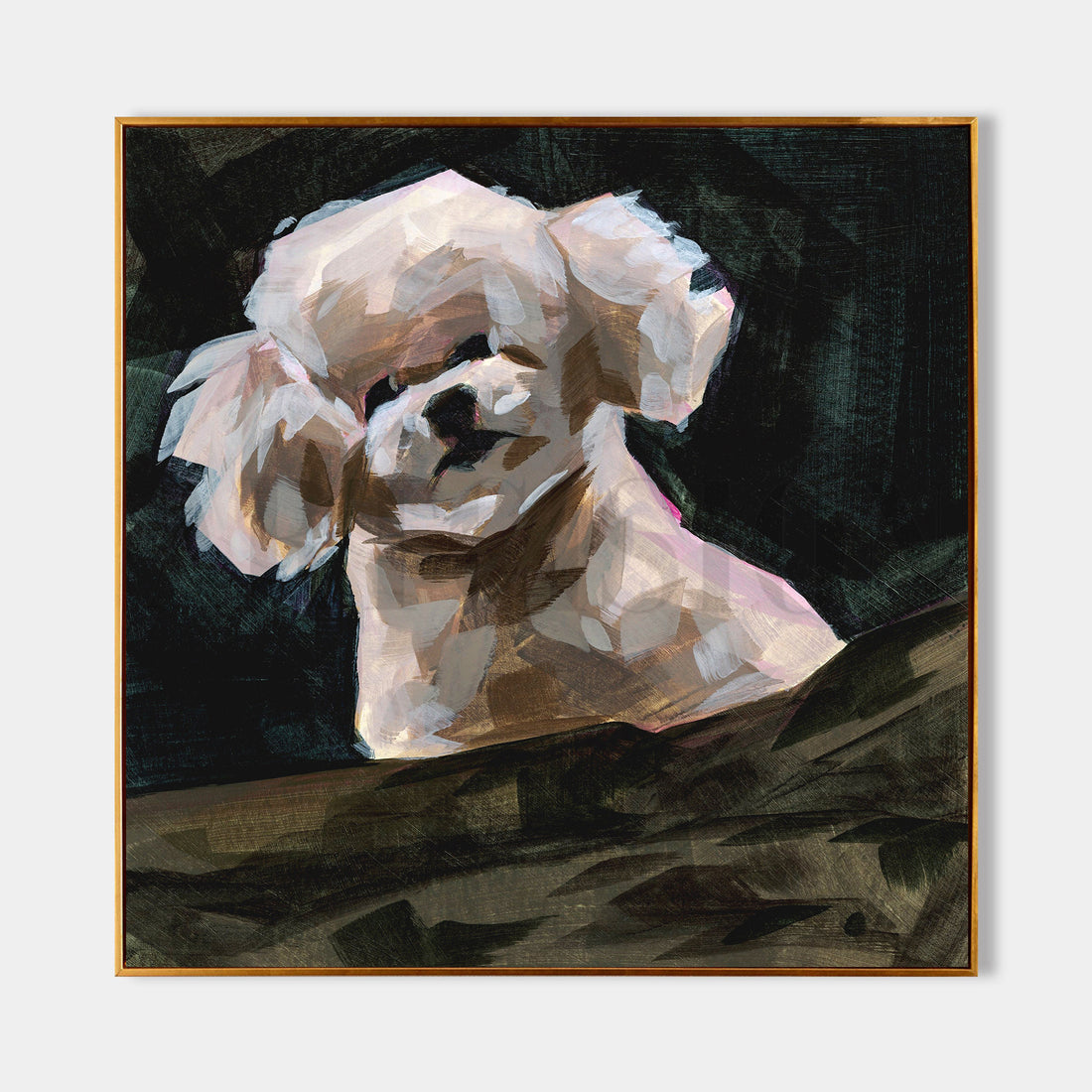 a painting of a dog&