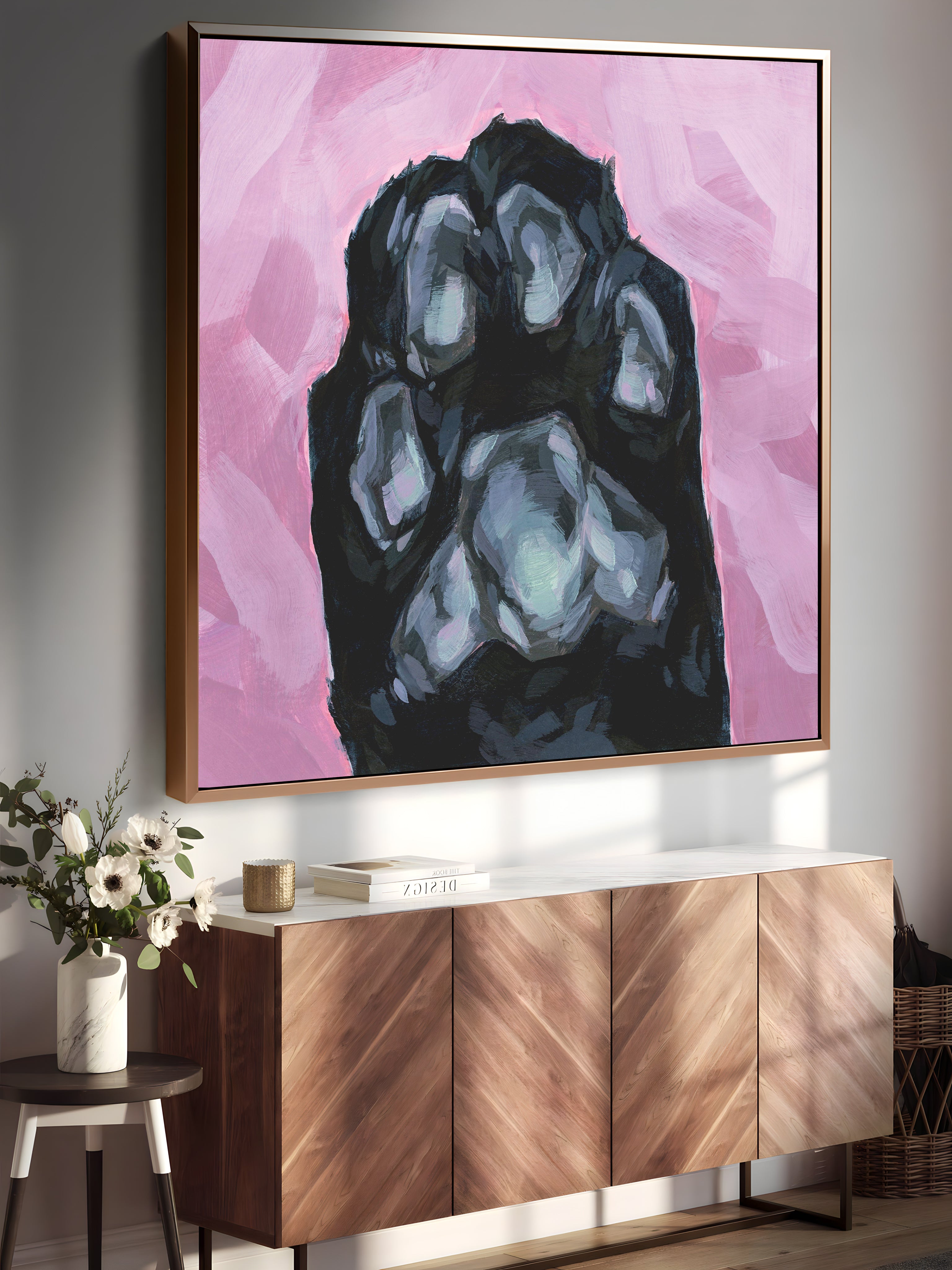 a painting of a dog&